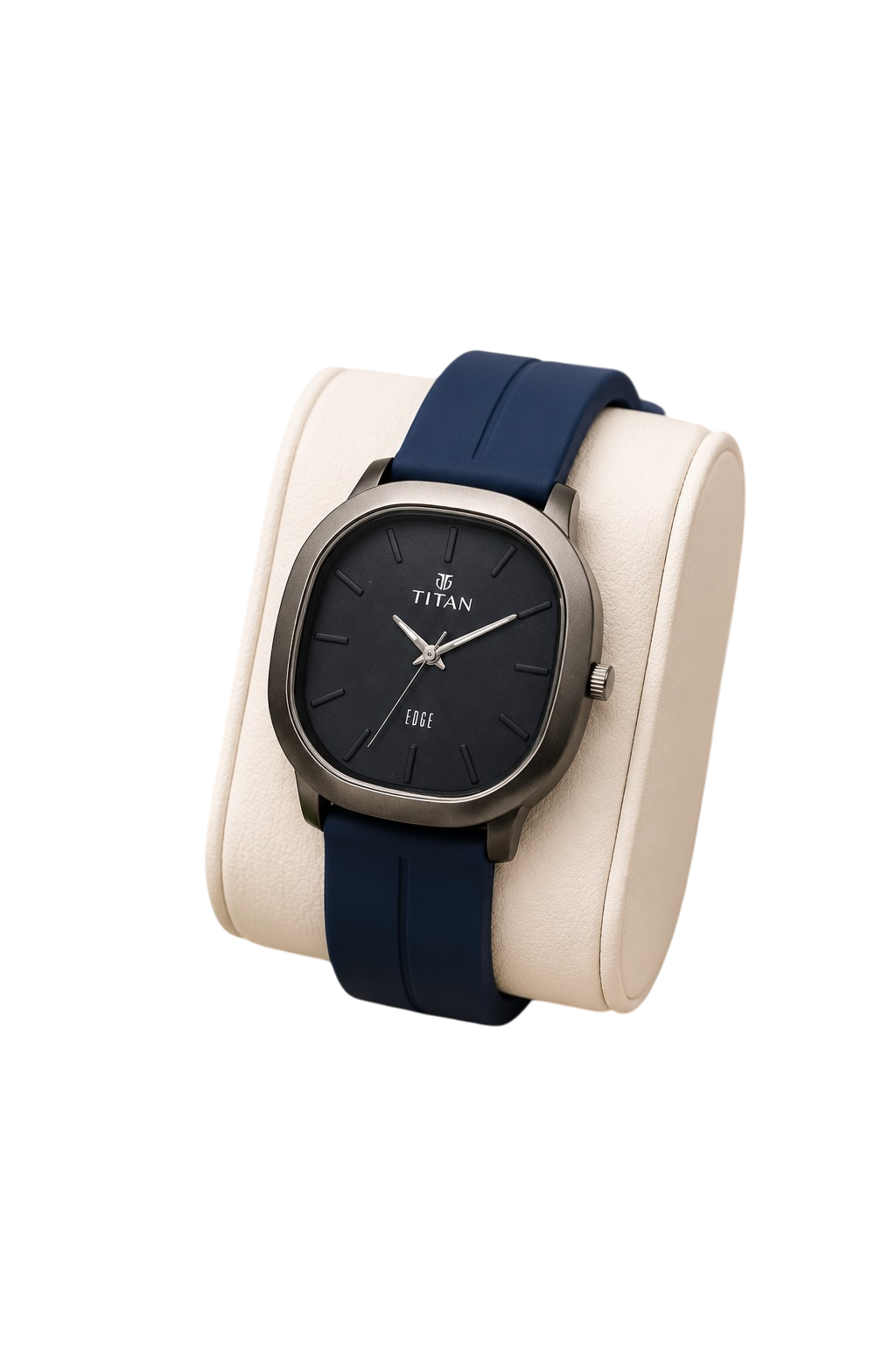Titan Edge Premium Men's Watch – Blue Strap Edition