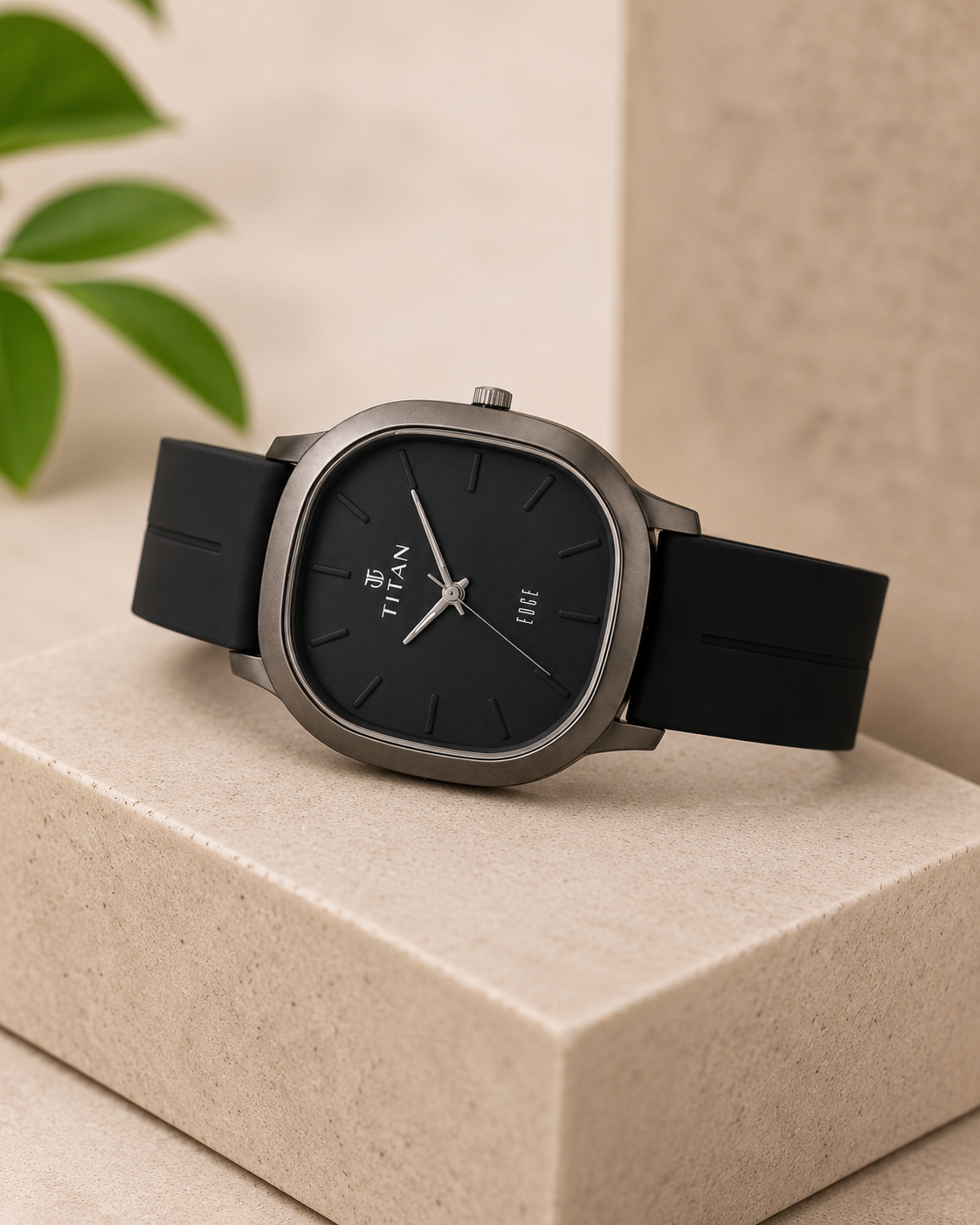 Titan Edge Premium Men's Watch – Black Strap Edition - Image 4