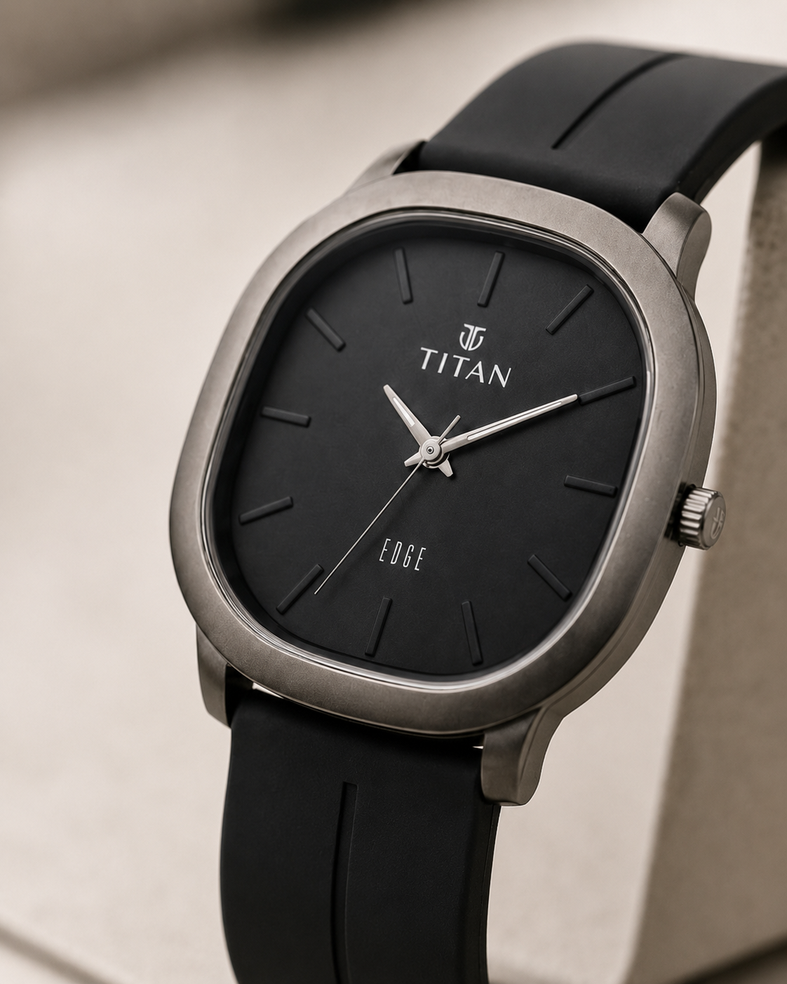 Titan Edge Premium Men's Watch – Black Strap Edition - Image 5